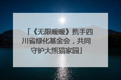 《无限暖暖》携手四川省绿化基金会，共同守护大熊猫家园