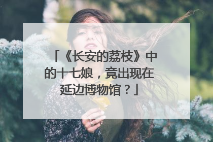 《长安的荔枝》中的十七娘，竟出现在延边博物馆？