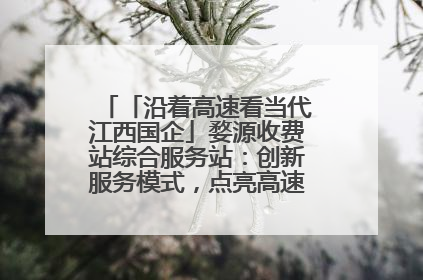「沿着高速看当代江西国企」婺源收费站综合服务站：创新服务模式，点亮高速出行新体验