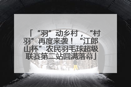 “羽”动乡村，“村羽”再度来袭！“江郎山杯”农民羽毛球超级联赛第二站圆满落幕