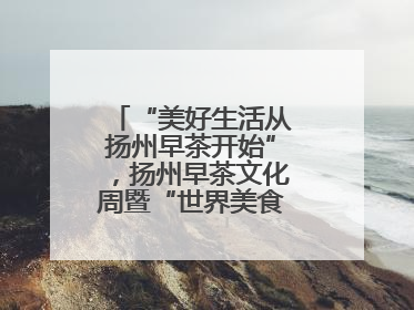 “美好生活从扬州早茶开始”，扬州早茶文化周暨“世界美食之都”创新发展交流活动启幕