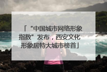 “中国城市网络形象指数”发布，西安文化形象居特大城市榜首