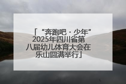 “奔跑吧・少年”2025年四川省第八届幼儿体育大会在乐山圆满举行