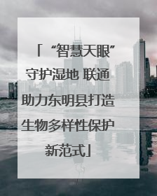 “智慧天眼”守护湿地 联通助力东明县打造生物多样性保护新范式