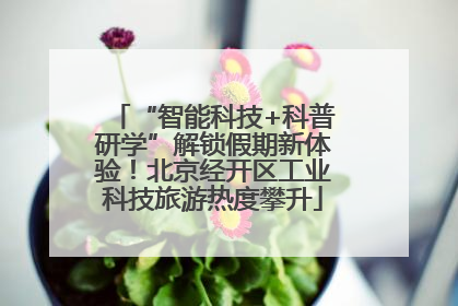 “智能科技+科普研学”解锁假期新体验！北京经开区工业科技旅游热度攀升