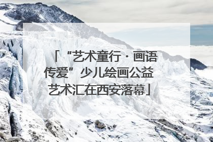 “艺术童行・画语传爱”少儿绘画公益艺术汇在西安落幕