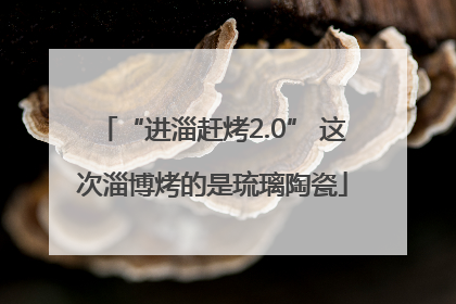 “进淄赶烤2.0” 这次淄博烤的是琉璃陶瓷