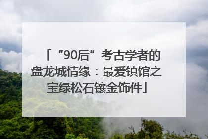 “90后”考古学者的盘龙城情缘：最爱镇馆之宝绿松石镶金饰件