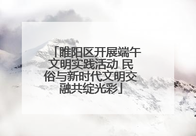 睢阳区开展端午文明实践活动 民俗与新时代文明交融共绽光彩