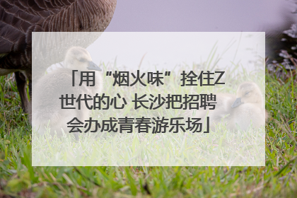 用“烟火味”拴住Z世代的心 长沙把招聘会办成青春游乐场