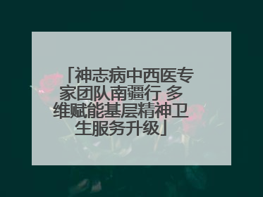 神志病中西医专家团队南疆行 多维赋能基层精神卫生服务升级