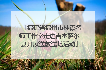 福建省福州市林霞名师工作室走进吉木萨尔县开展送教送培活动