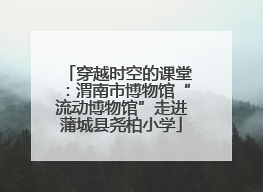 穿越时空的课堂：渭南市博物馆“流动博物馆”走进蒲城县尧柏小学