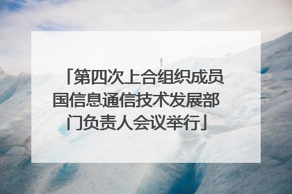 第四次上合组织成员国信息通信技术发展部门负责人会议举行