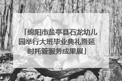 绵阳市盐亭县石龙幼儿园举行大班毕业典礼暨延时托管服务成果展