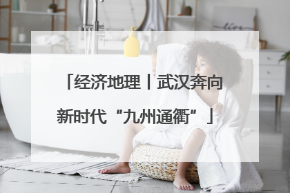 经济地理丨武汉奔向新时代“九州通衢”