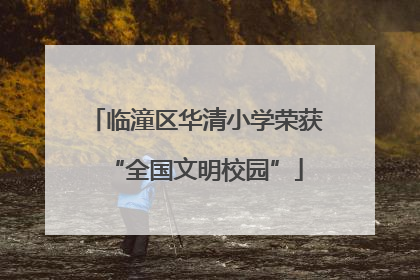 临潼区华清小学荣获“全国文明校园”