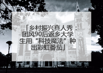 乡村振兴真人秀：团风90后返乡大学生用“科技魔法”种出彩虹番茄