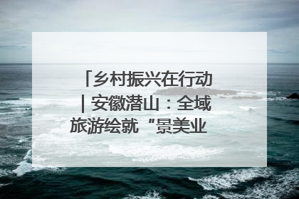乡村振兴在行动｜安徽潜山：全域旅游绘就“景美业兴民富”新画卷