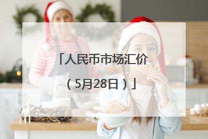人民币市场汇价（5月28日）