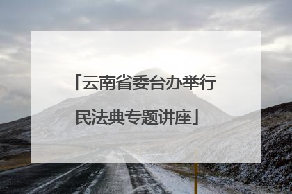 云南省委台办举行民法典专题讲座