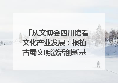 从文博会四川馆看文化产业发展：根植古蜀文明激活创新基因｜文博向“新”