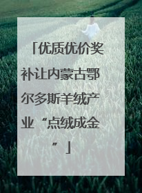 优质优价奖补让内蒙古鄂尔多斯羊绒产业“点绒成金”