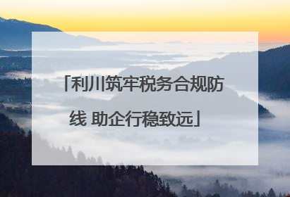 利川筑牢税务合规防线 助企行稳致远