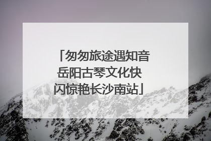 匆匆旅途遇知音 岳阳古琴文化快闪惊艳长沙南站