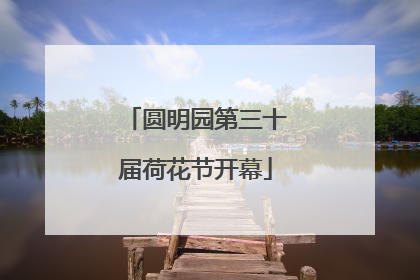 圆明园第三十届荷花节开幕