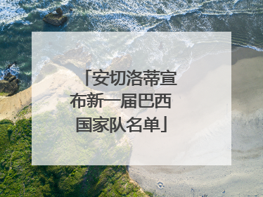 安切洛蒂宣布新一届巴西国家队名单