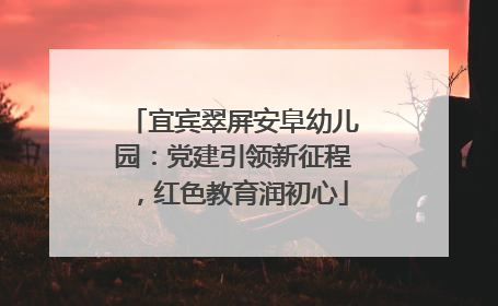 宜宾翠屏安阜幼儿园：党建引领新征程，红色教育润初心