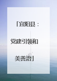 宜阳县：党建引领和美善治