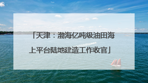 天津：渤海亿吨级油田海上平台陆地建造工作收官