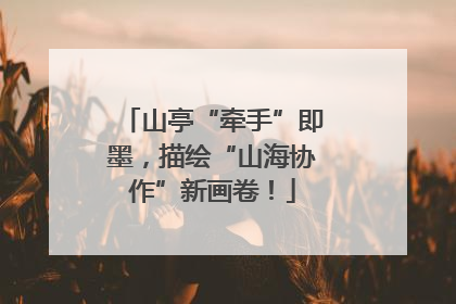 山亭“牵手”即墨，描绘“山海协作”新画卷！