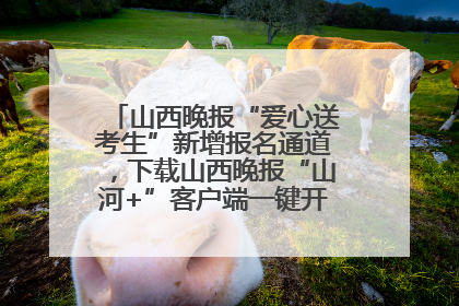 山西晚报“爱心送考生”新增报名通道，下载山西晚报“山河+”客户端一键开启高考爱心护航