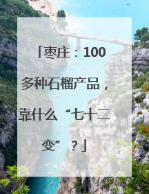 枣庄：100多种石榴产品，靠什么“七十二变”？