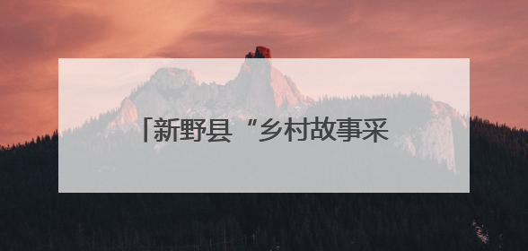 新野县“乡村故事采编团”走进前高庙乡挖掘乡土文化新故事