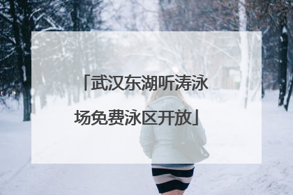 武汉东湖听涛泳场免费泳区开放