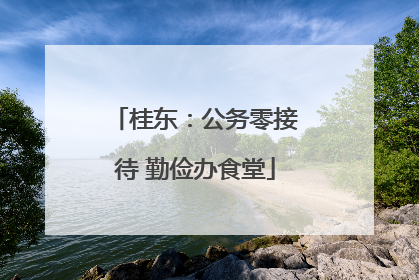 桂东：公务零接待 勤俭办食堂