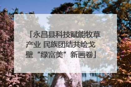 永昌县科技赋能牧草产业 民族团结共绘戈壁“绿富美”新画卷