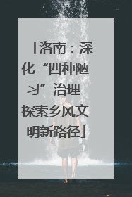 洛南：深化“四种陋习”治理 探索乡风文明新路径