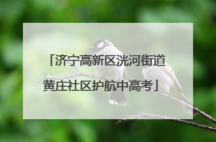 济宁高新区洸河街道黄庄社区护航中高考