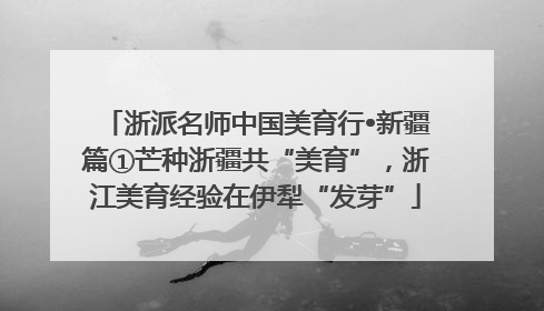 浙派名师中国美育行•新疆篇①芒种浙疆共“美育”，浙江美育经验在伊犁“发芽”