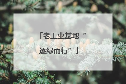 老工业基地“逐绿而行”