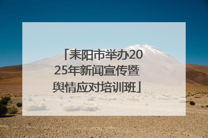 耒阳市举办2025年新闻宣传暨舆情应对培训班
