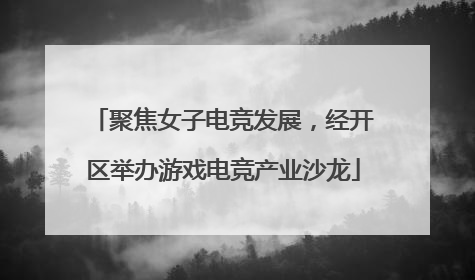 聚焦女子电竞发展，经开区举办游戏电竞产业沙龙