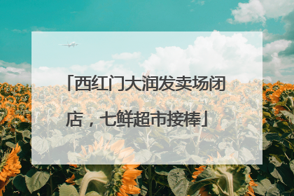 西红门大润发卖场闭店，七鲜超市接棒