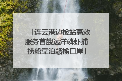 连云港边检站高效服务首艘远洋磷虾捕捞船靠泊赣榆口岸