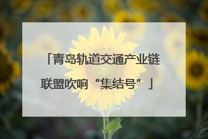 青岛轨道交通产业链联盟吹响“集结号”